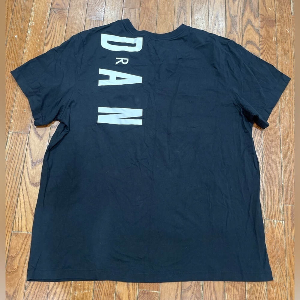 Jordan Black Tee with Red Logo - Picture 5 of 8